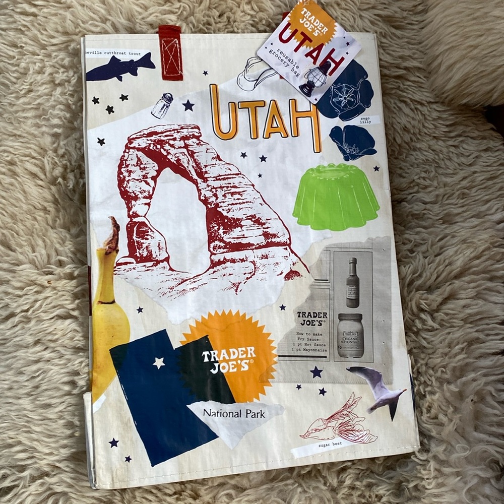 NWT! Trader Joe’s reusable bag UTAH